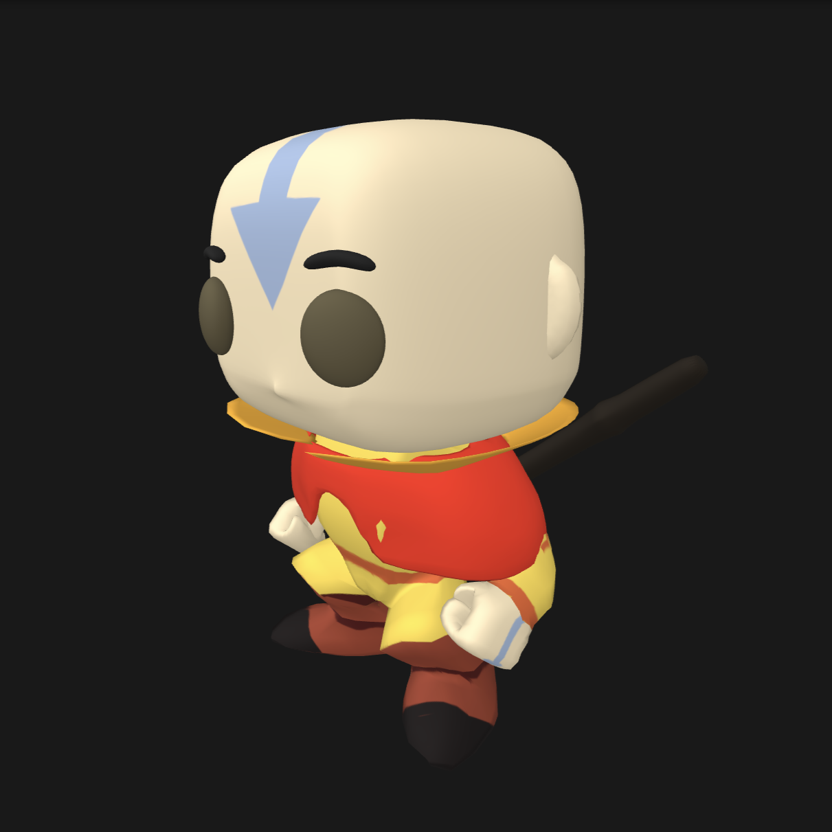 Funko Aang vista 1